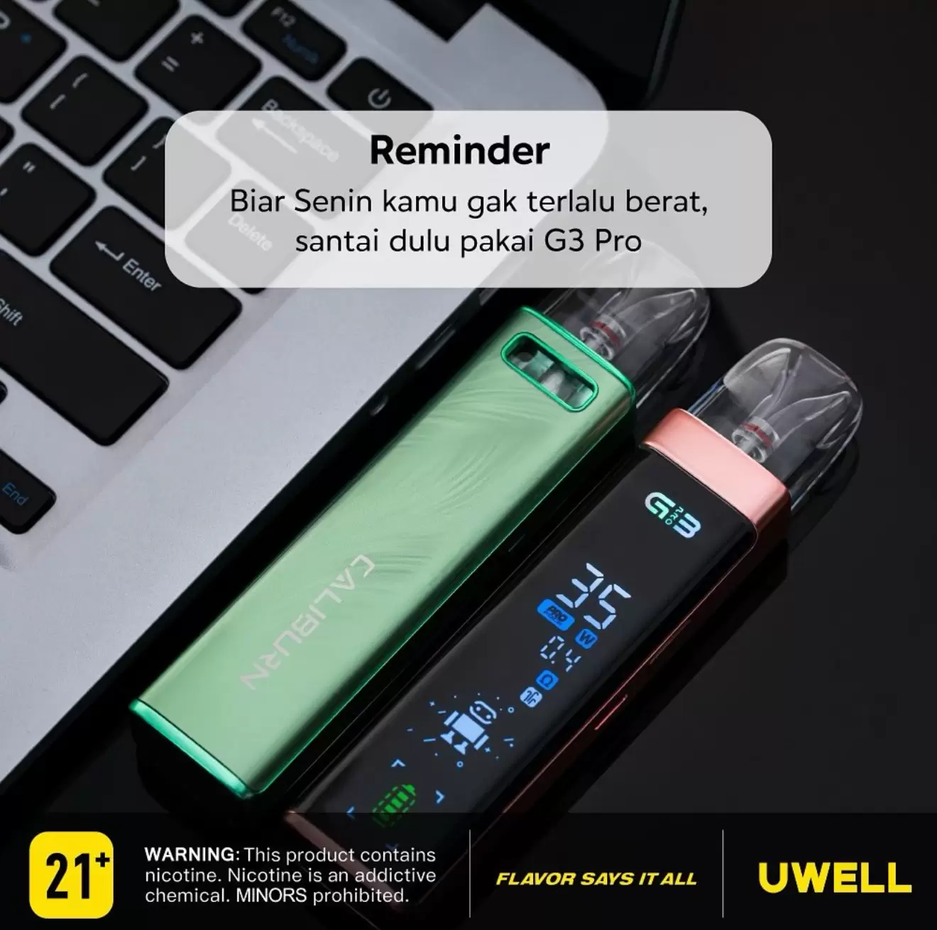 IMG_8468 UWELL Caliburn G3 Pro Pod咖哩棒|電子煙主機