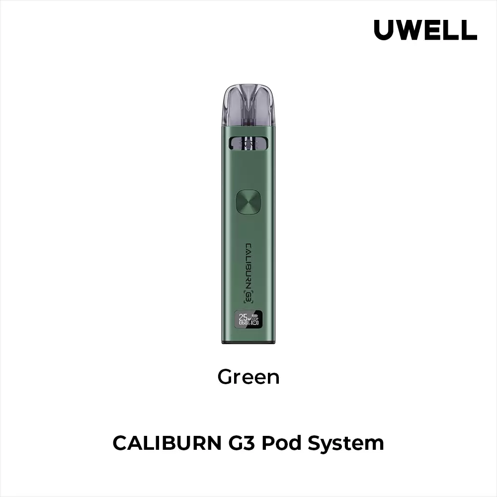Green UWELL CALIBURN G3 KIT 咖哩棒