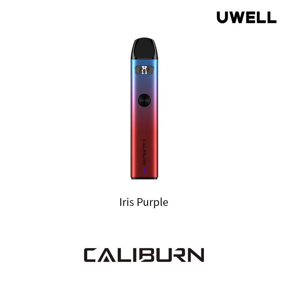 Iris-purple 原廠正品Uwell Caliburn A2 咖哩棒 小煙主機