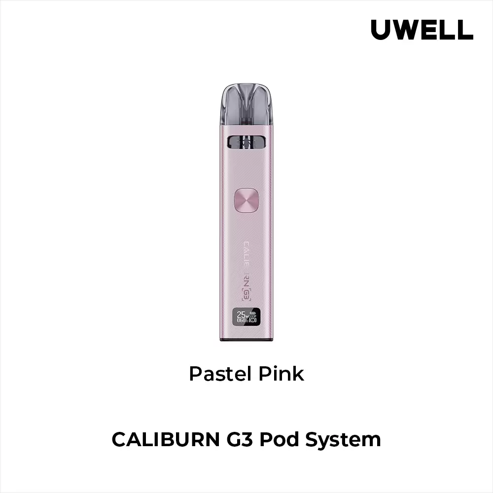 Pastel-Pink-1 UWELL CALIBURN G3 KIT 咖哩棒