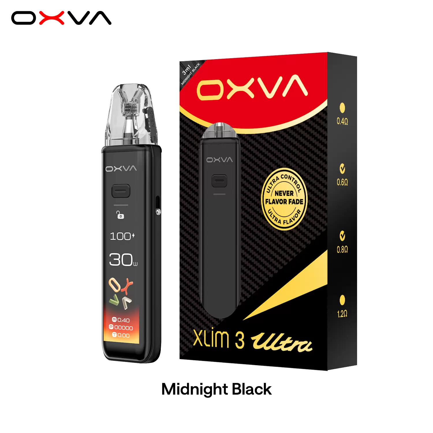 midnight-black-02-oxva-xlim-3ultra-best-overall-pod-system-2025 OXVA XLIM 3 ULTRA 奧創 - 午夜黑
